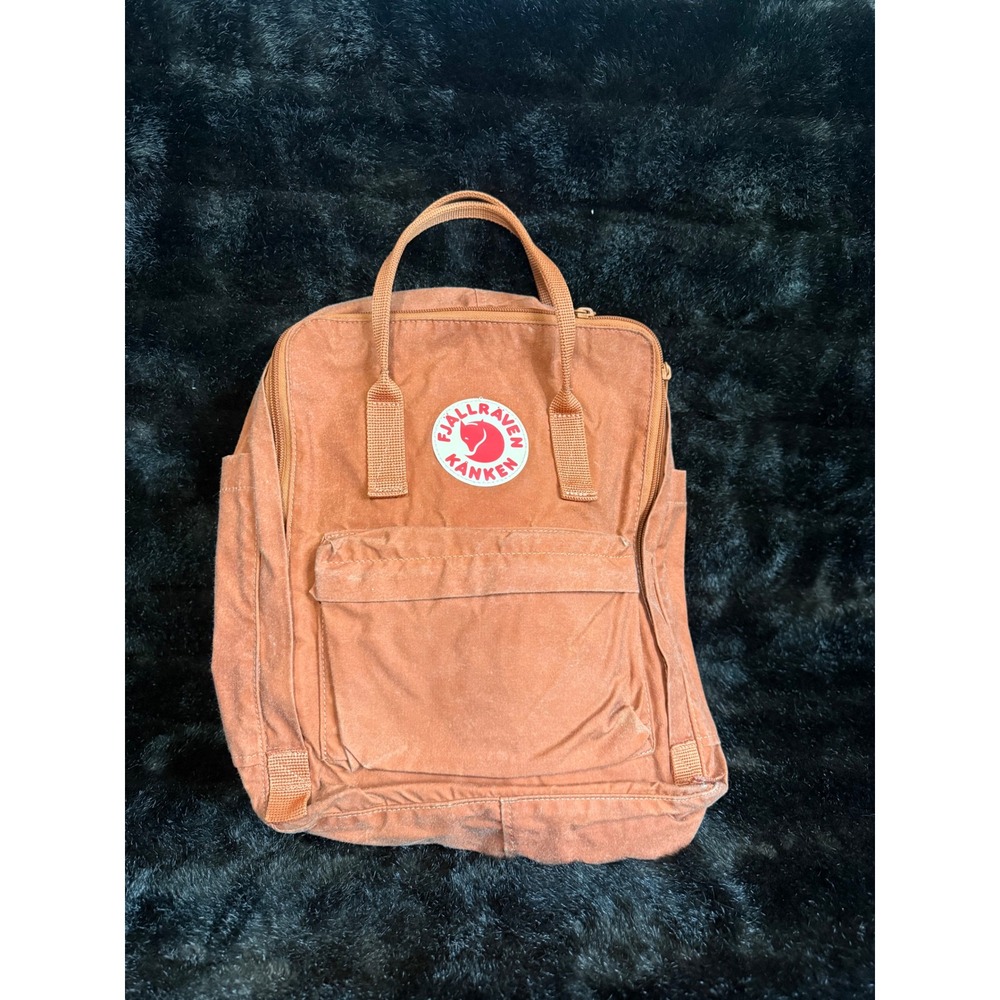 Fjallraven Kanken Backpack Unisex Brown 13" Laptop Sleeve Shoulder Strap